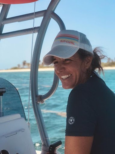 Julia Skipper de Calypso Salty Sail Event en Guadeloupe