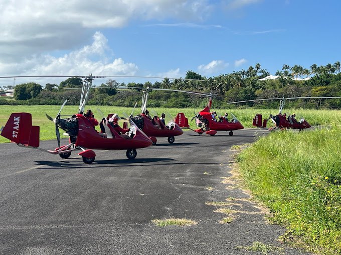 Vol en patrouille avec ULM Caraïbes