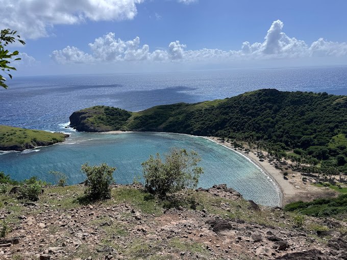 Plage de Pompierre à Terre-de-Haut