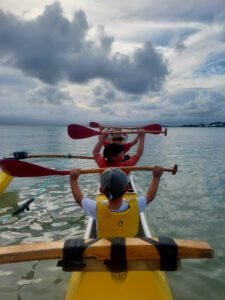 Pirogue de Sunset Paddling