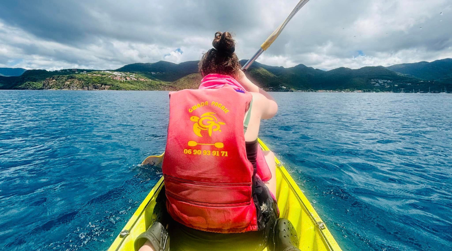 La réserve cousteau en kayak avec Gwada Pagaie