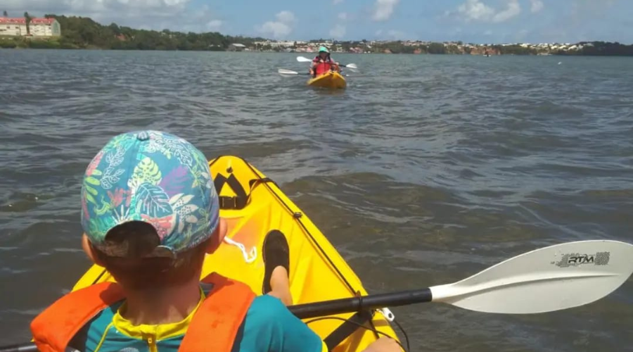 Balade sur le littoral de Petit-Bourg avec Pell'i Canot