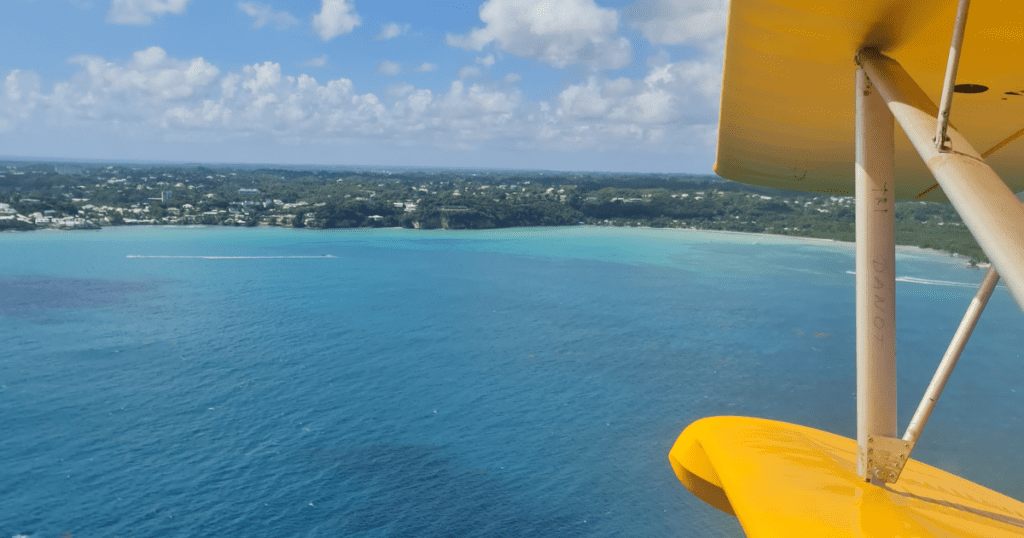 Activités touristiques Guadeloupe, survol de la Guadeloupe en ULM