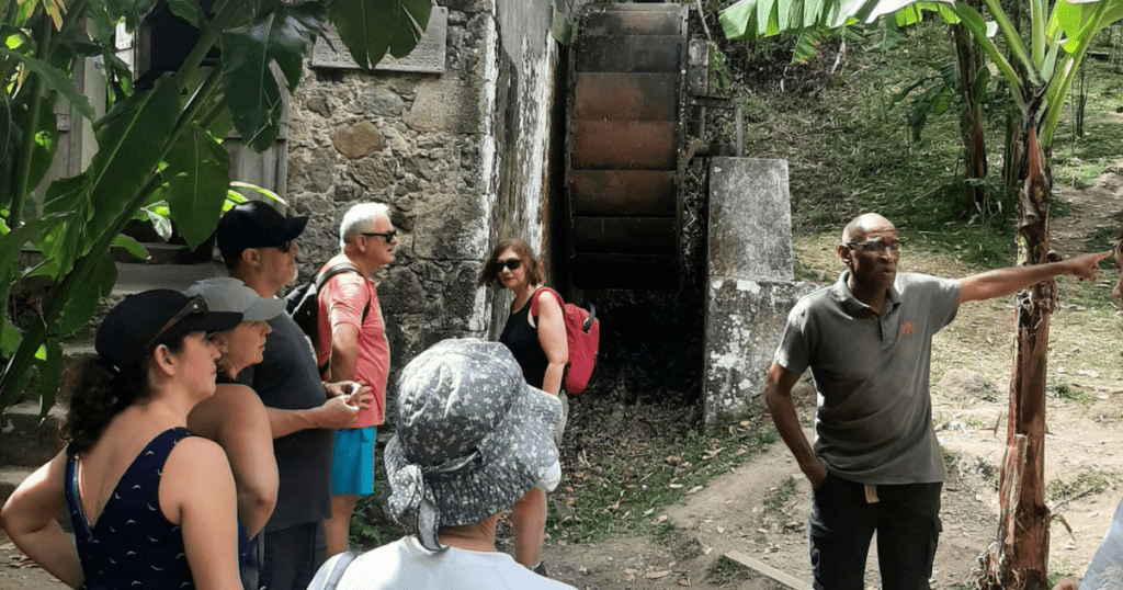 Visite du domaine de Vanibel à Vieux-Habitants