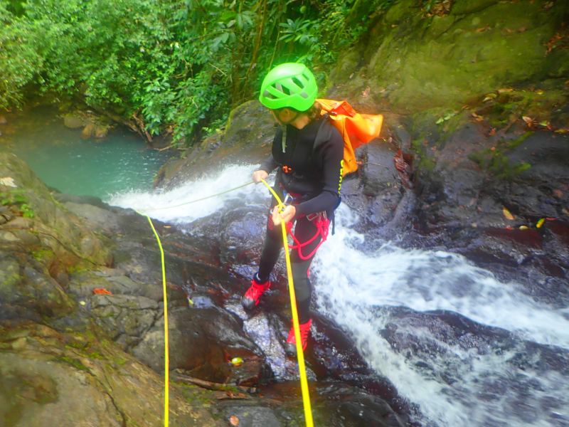 Aventure Canyoning tous niveaux en Guadeloupe