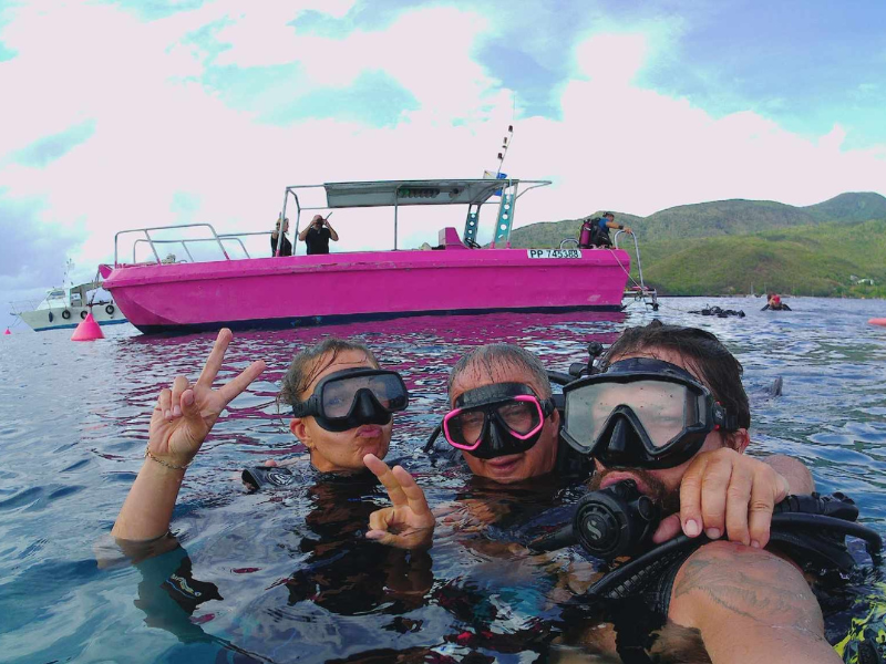 Baptême de plongée ou plongée exploration à la Réserve Cousteau