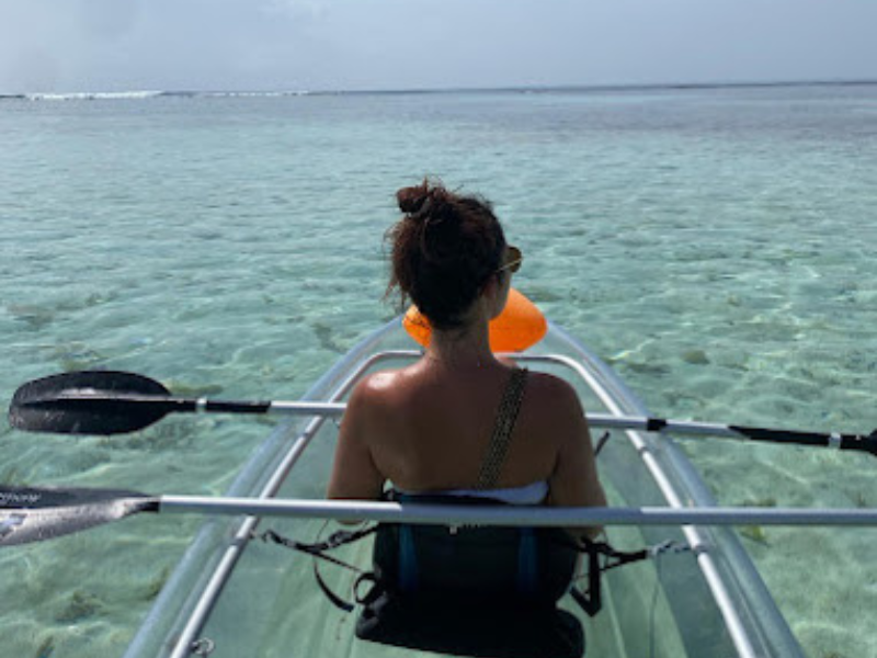 Kayak transparent Guadeloupe