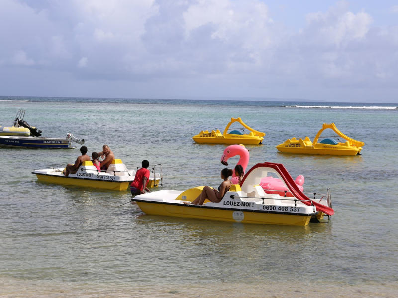 Sortie en Pédalo dans le lagon de Saint-François