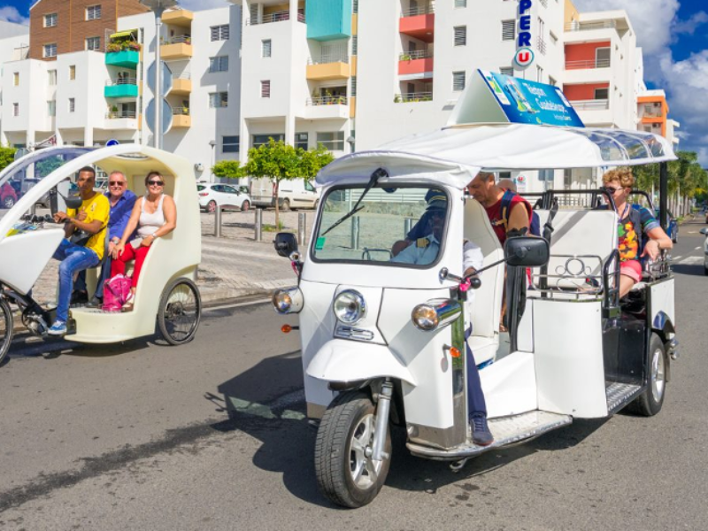 Visite guidée de Pointe-à-Pitre en Tuk Tuk