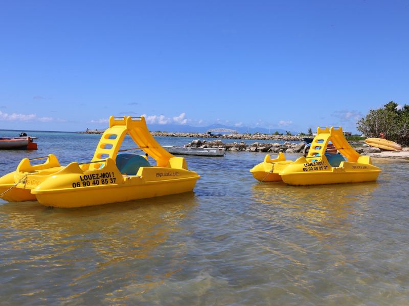 Sortie en Pédalo dans le lagon de Saint-François