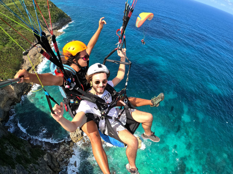 Air Guadeloupe Parapente en tandem au Moule