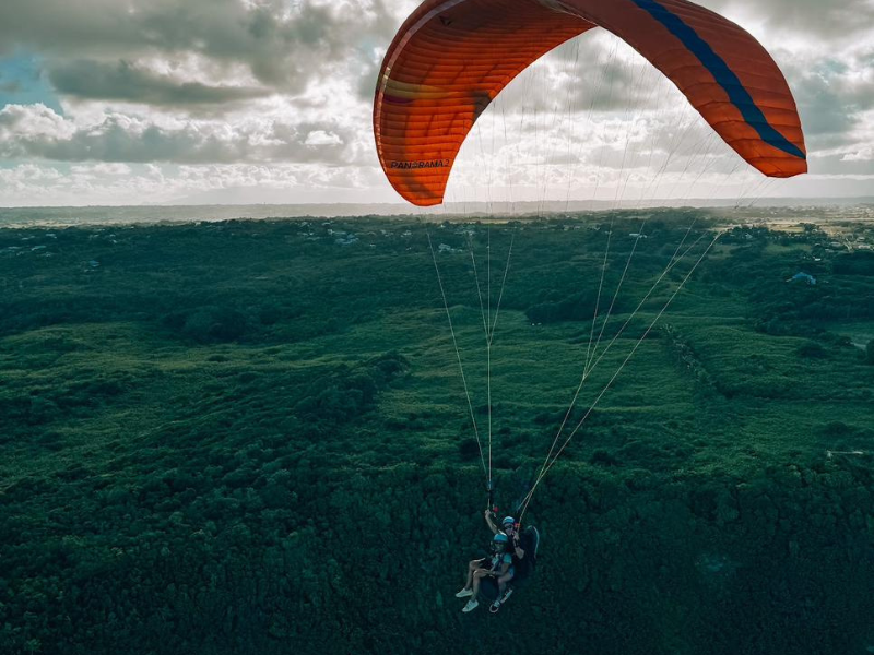 Air Guadeloupe Parapente en tandem au Moule