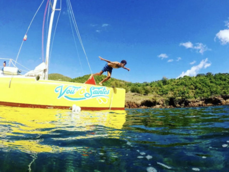 Journée aux Saintes en catamaran, pack découverte tout compris - Départ à Terre-de-Haut