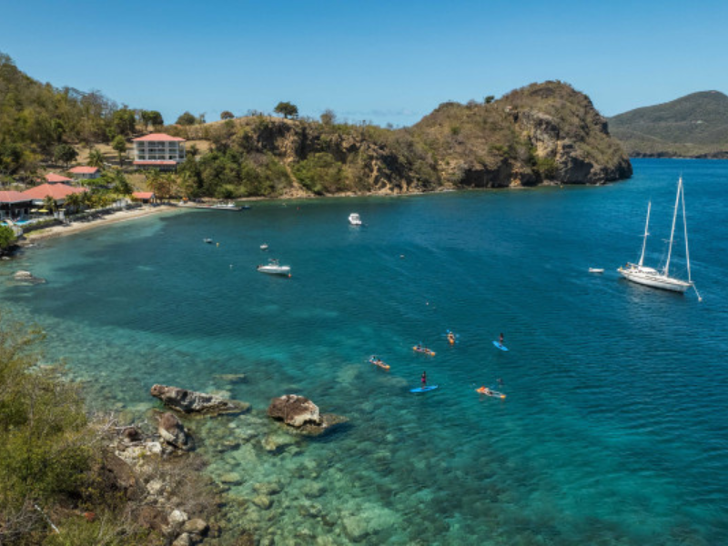 Kayak transparent aux Saintes Terre-de-haut