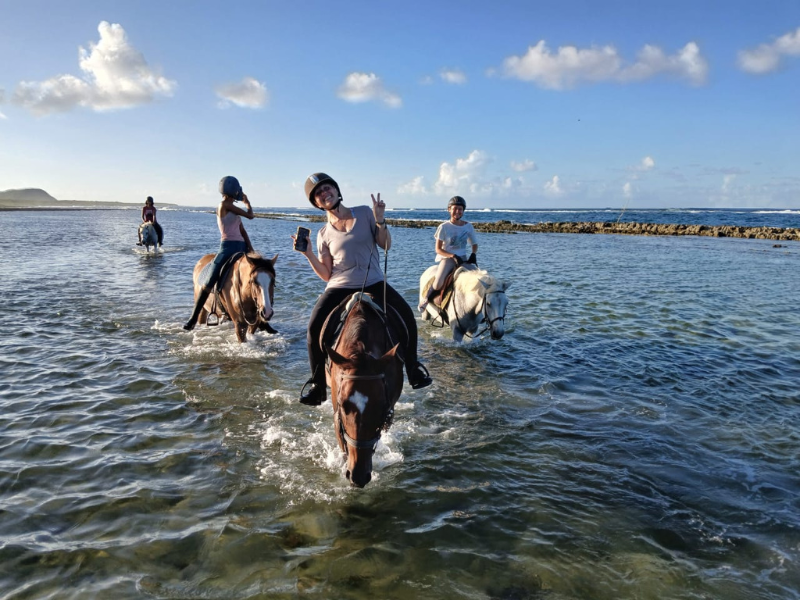 Balade en bord de mer à cheval – Saint-François